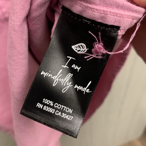 NIC+ZOE Summer Day Shirt Tunic Pink Small NWT - Picture 6 of 7